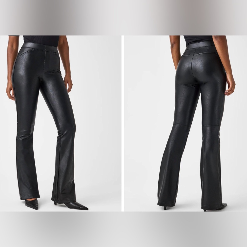 Spanx Faux Leather Boot Cut Pants